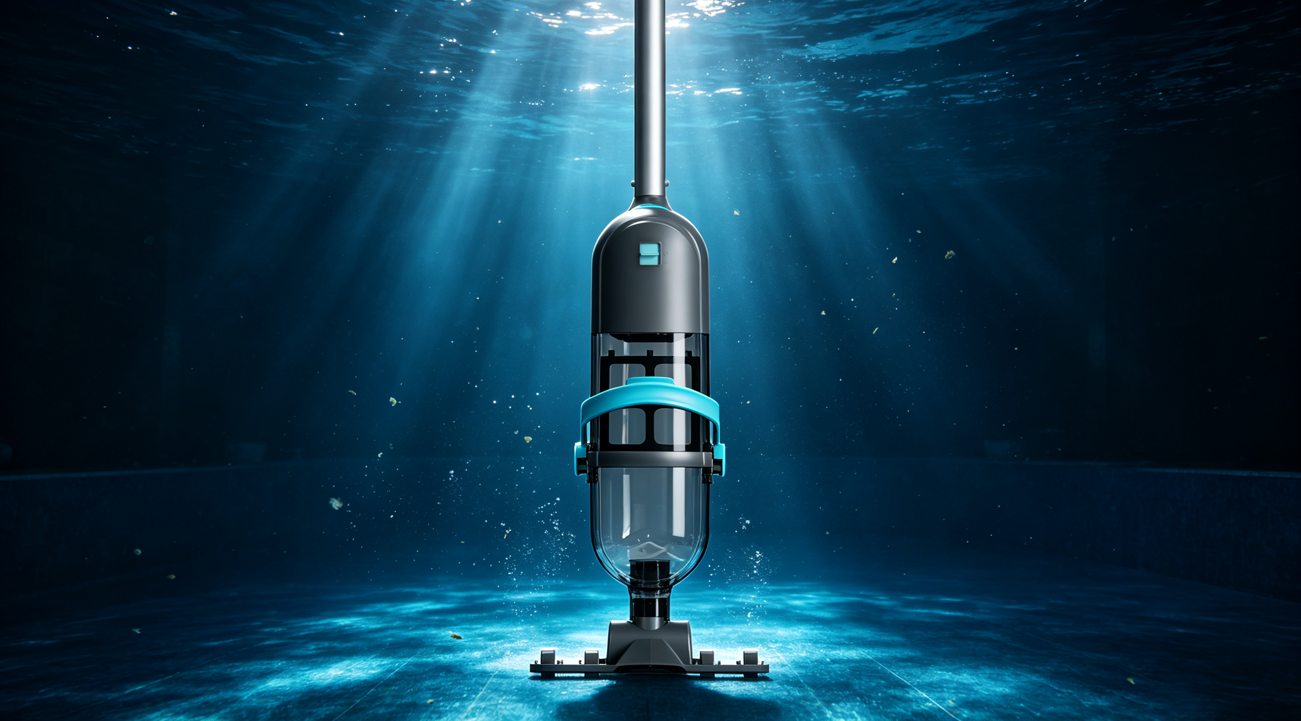 industrial design，Swimming pool suction device，Swimming Pool Cleaning Equipment，Hand-held cleaning tool，product design，pool cleaner，Keyshot rendering，