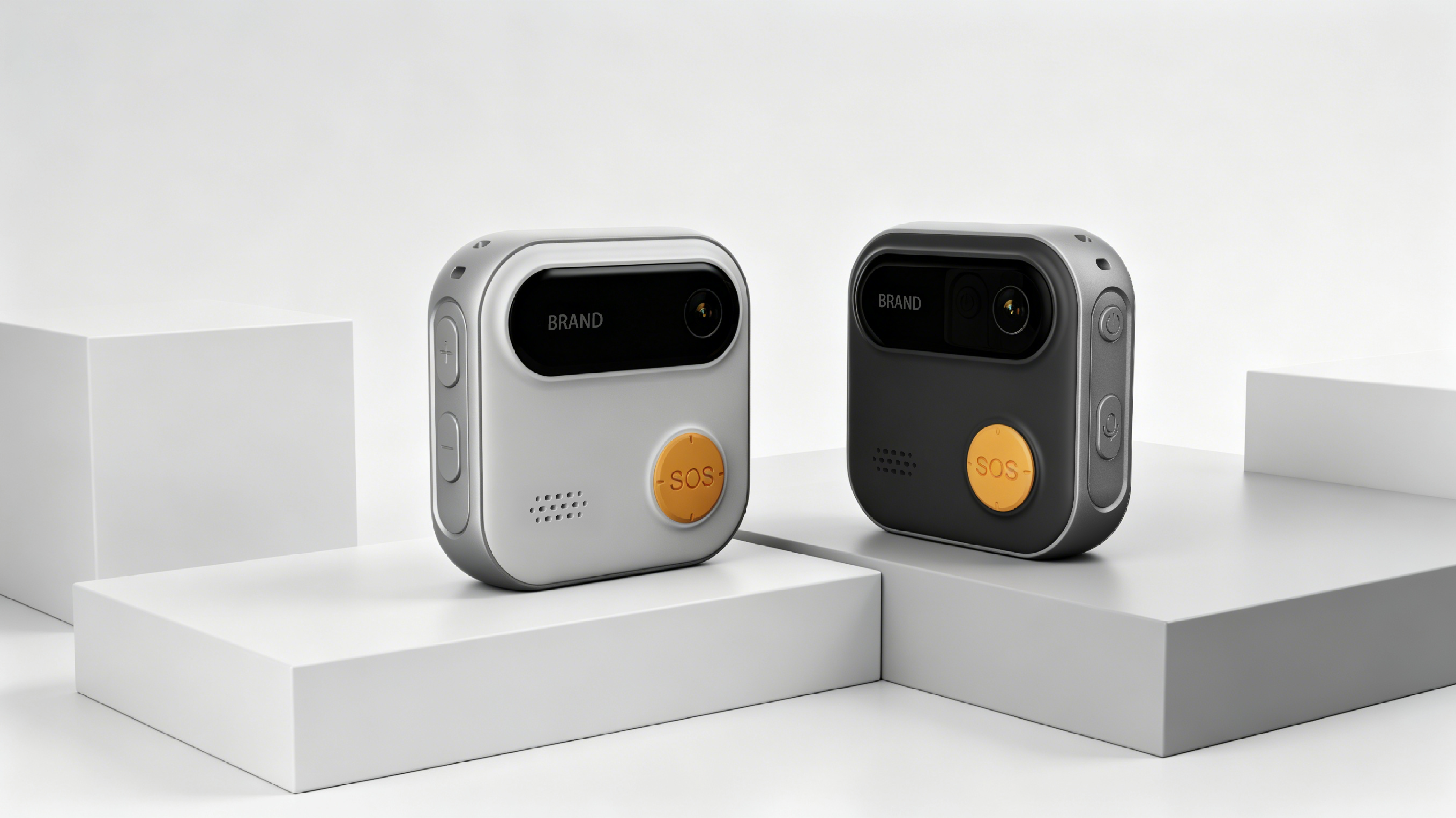 industrial design，Elderly Monitoring Equipment，Smart wear，SOS Emergency Call，Aging design，product design，Keyshot rendering，