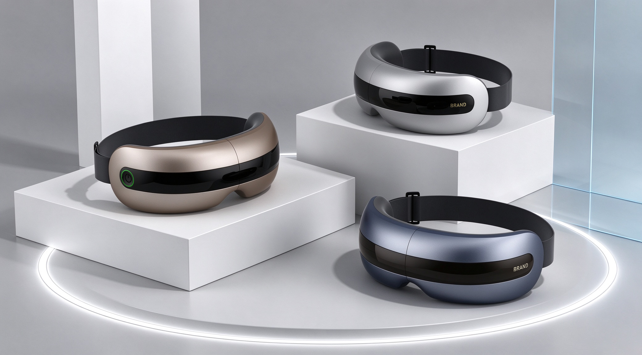 industrial design，Eye massage instrument，Eye protector，Healthy Wear，Personal care，product design，Keyshot rendering，