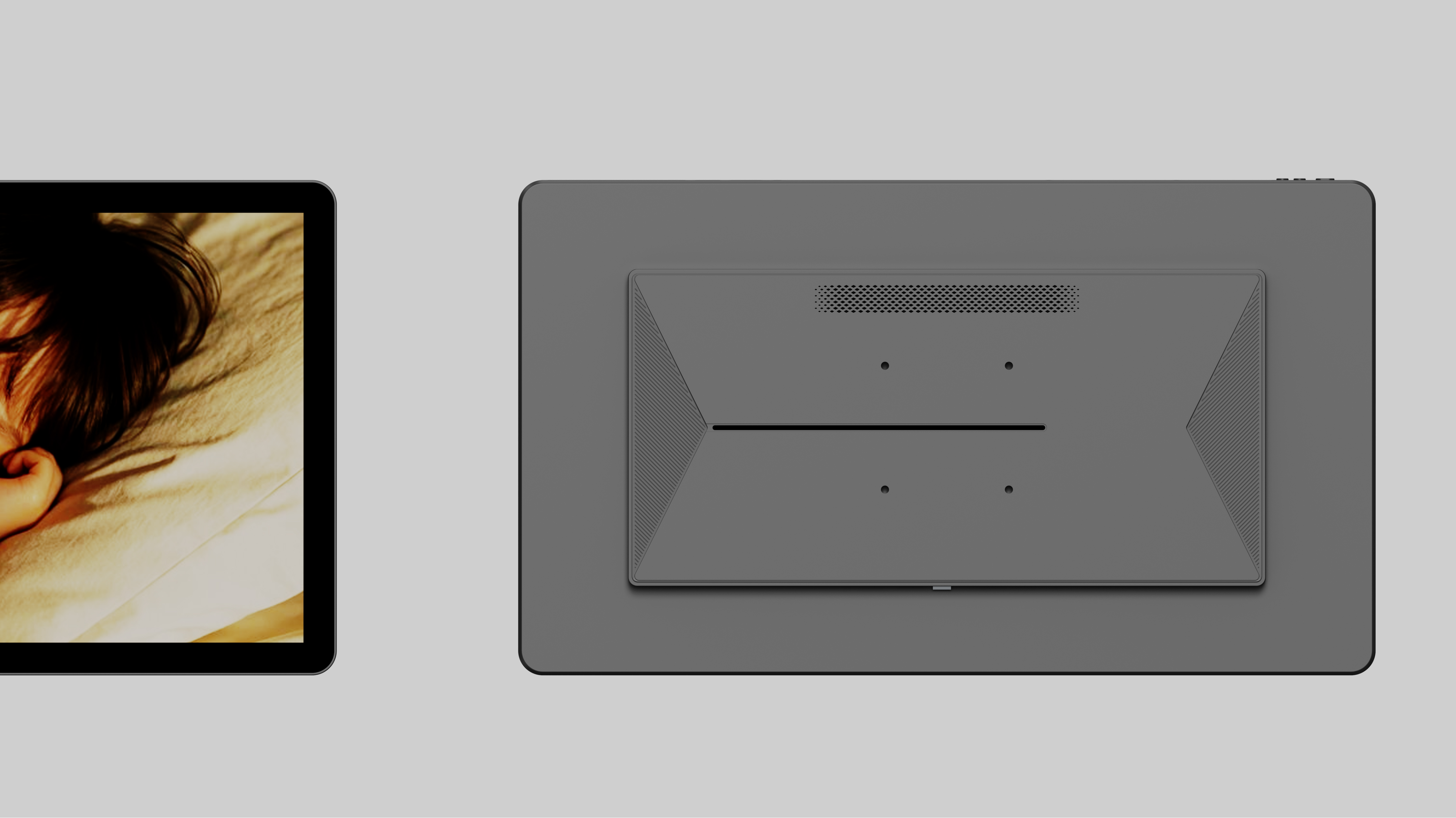 industrial design，Girlfriend machine，Home smart big screen，Intelligent terminal，Video equipment，product design，Keyshot rendering，