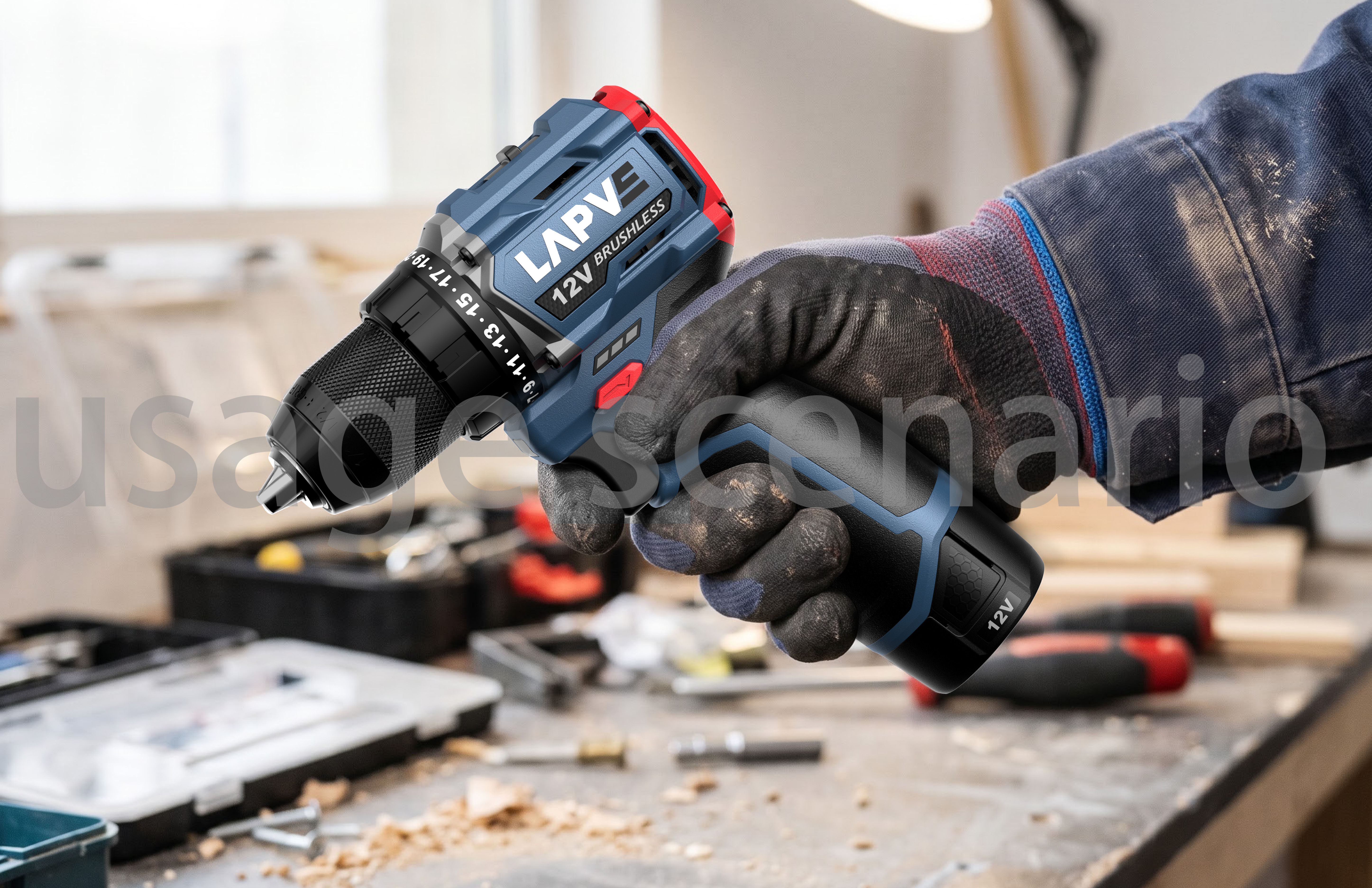 Electric tool，gun drill design，Structural design，Brushless，Lithium battery，