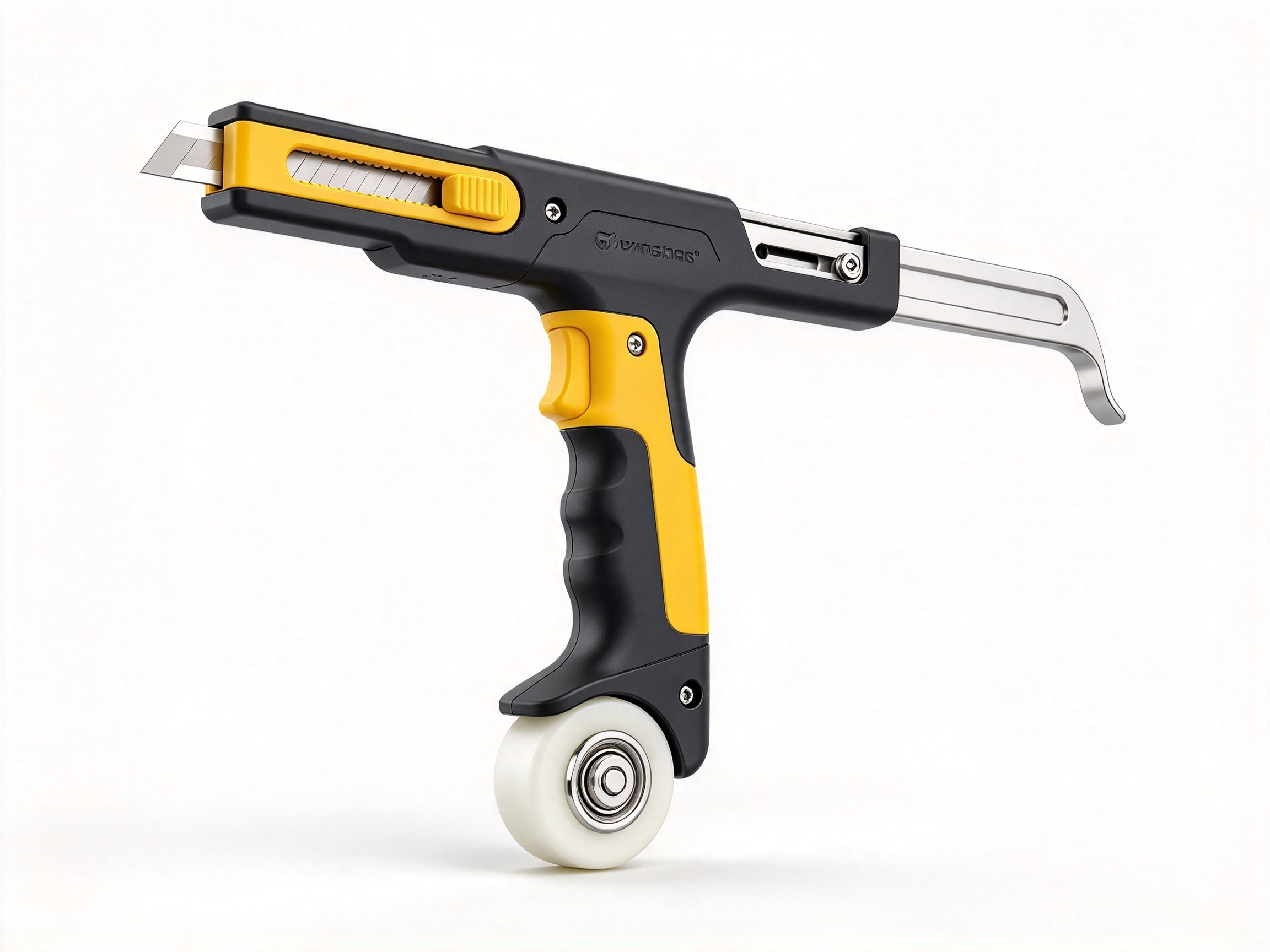 Three-in-one work of screen window installation tool and screen window pressure strip roller tool，