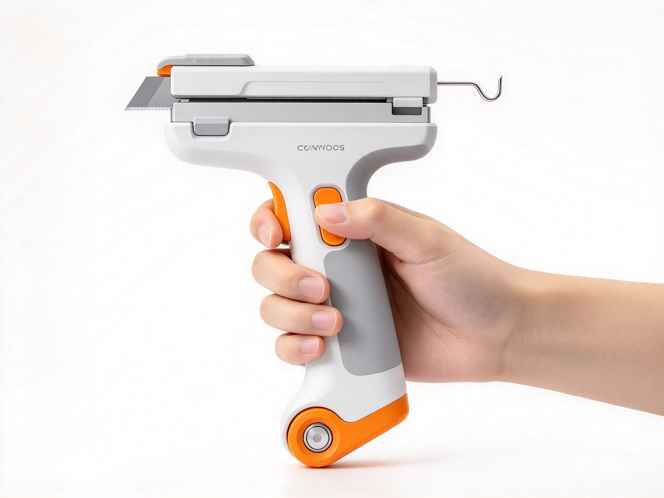 Three-in-one work of screen window installation tool and screen window pressure strip roller tool，