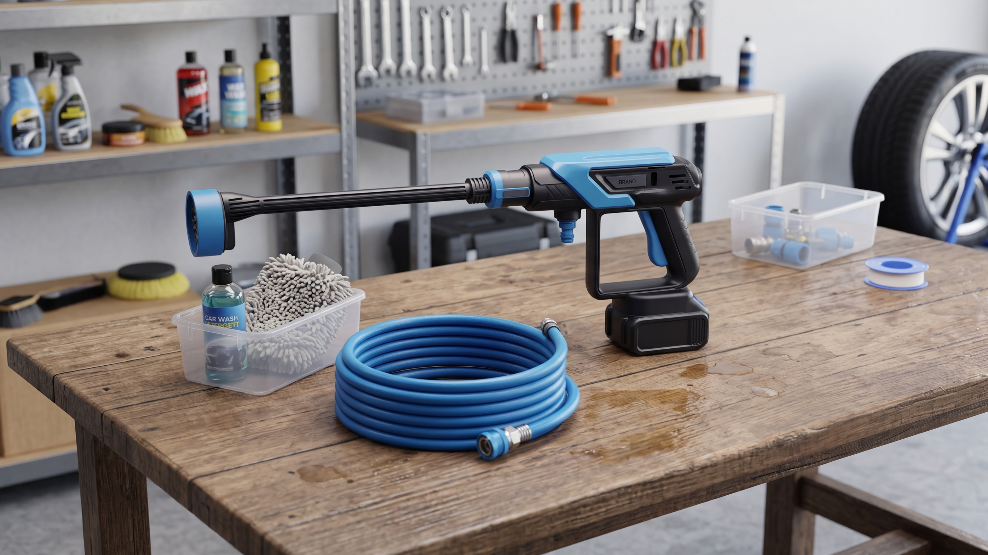 Lithium battery car washing gun，tool，Garden tools，Cleaning equipment，