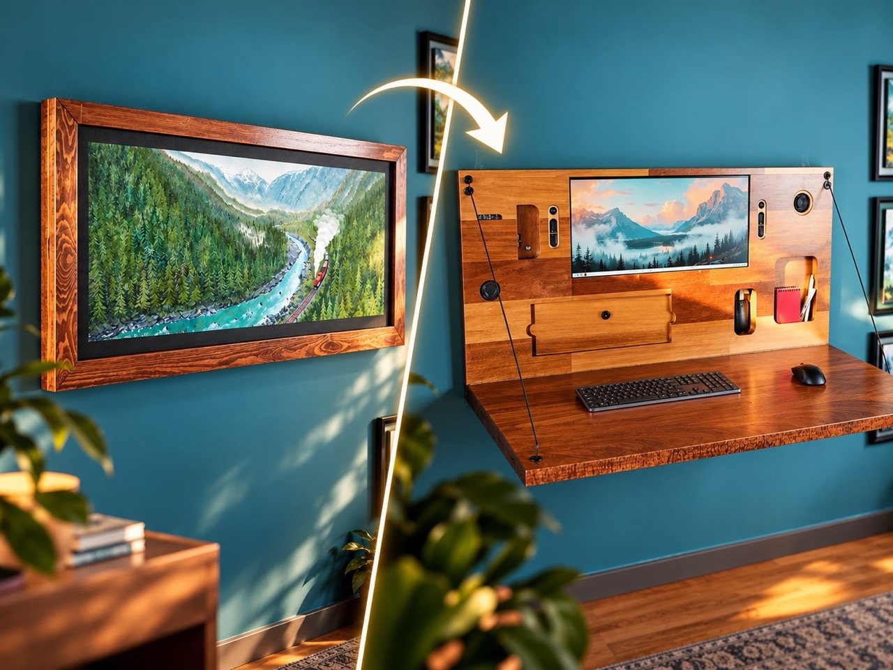 Hidden computer，originality，Electronic equipment，Picture frame，