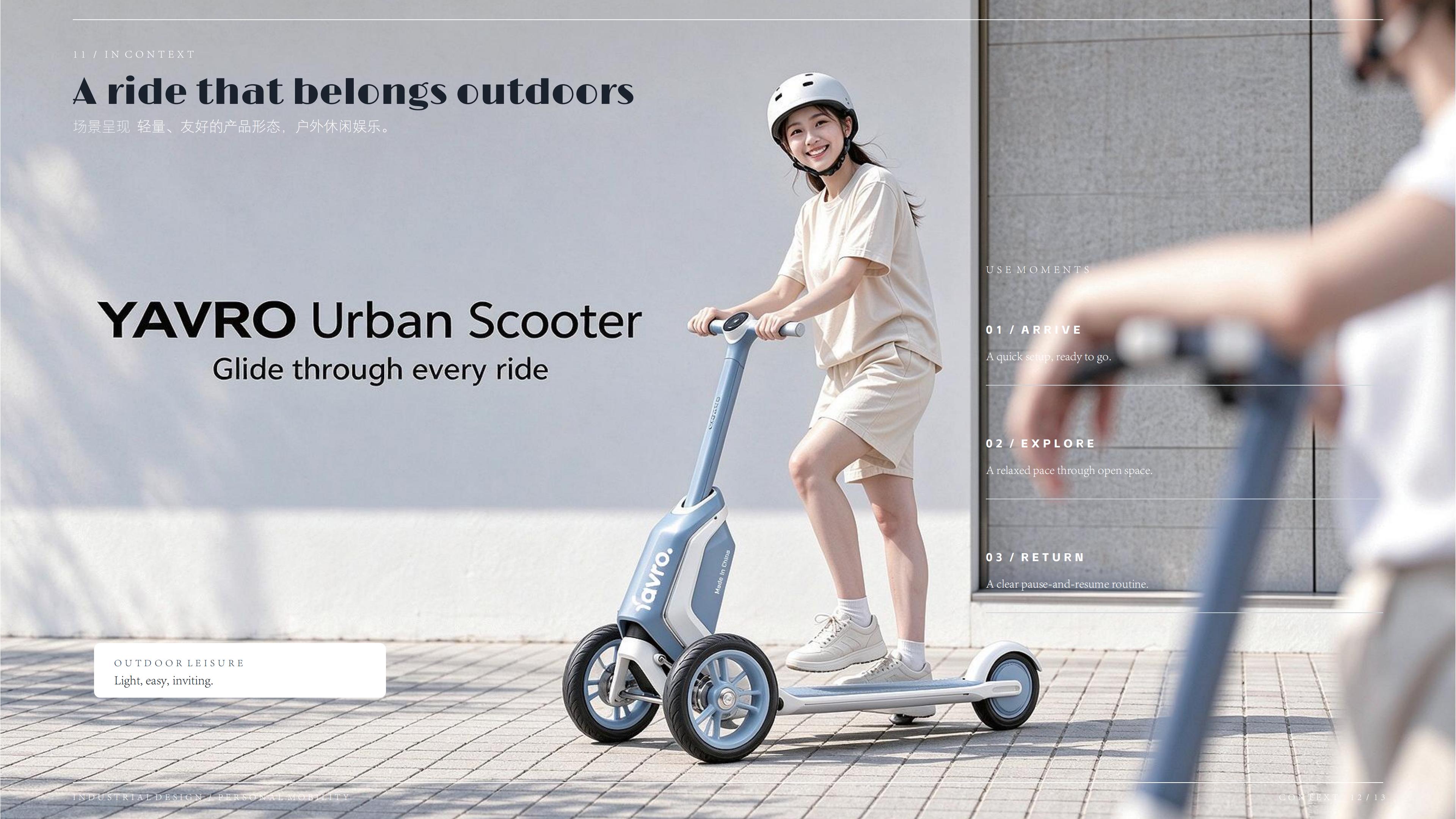 Electric scooters, scooters, travel tools, AI，