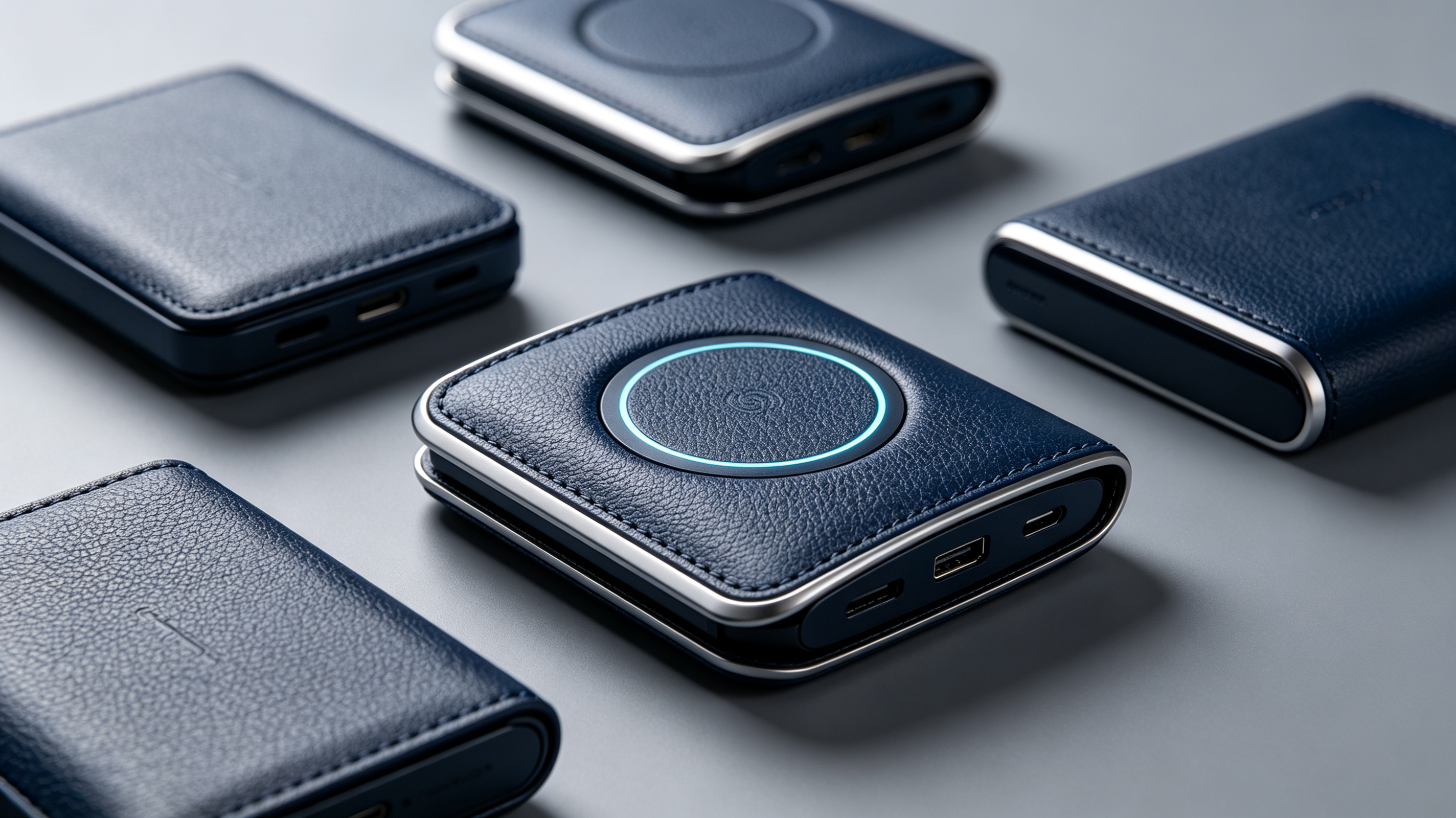 Magnetic attraction，portable battery，wallet，