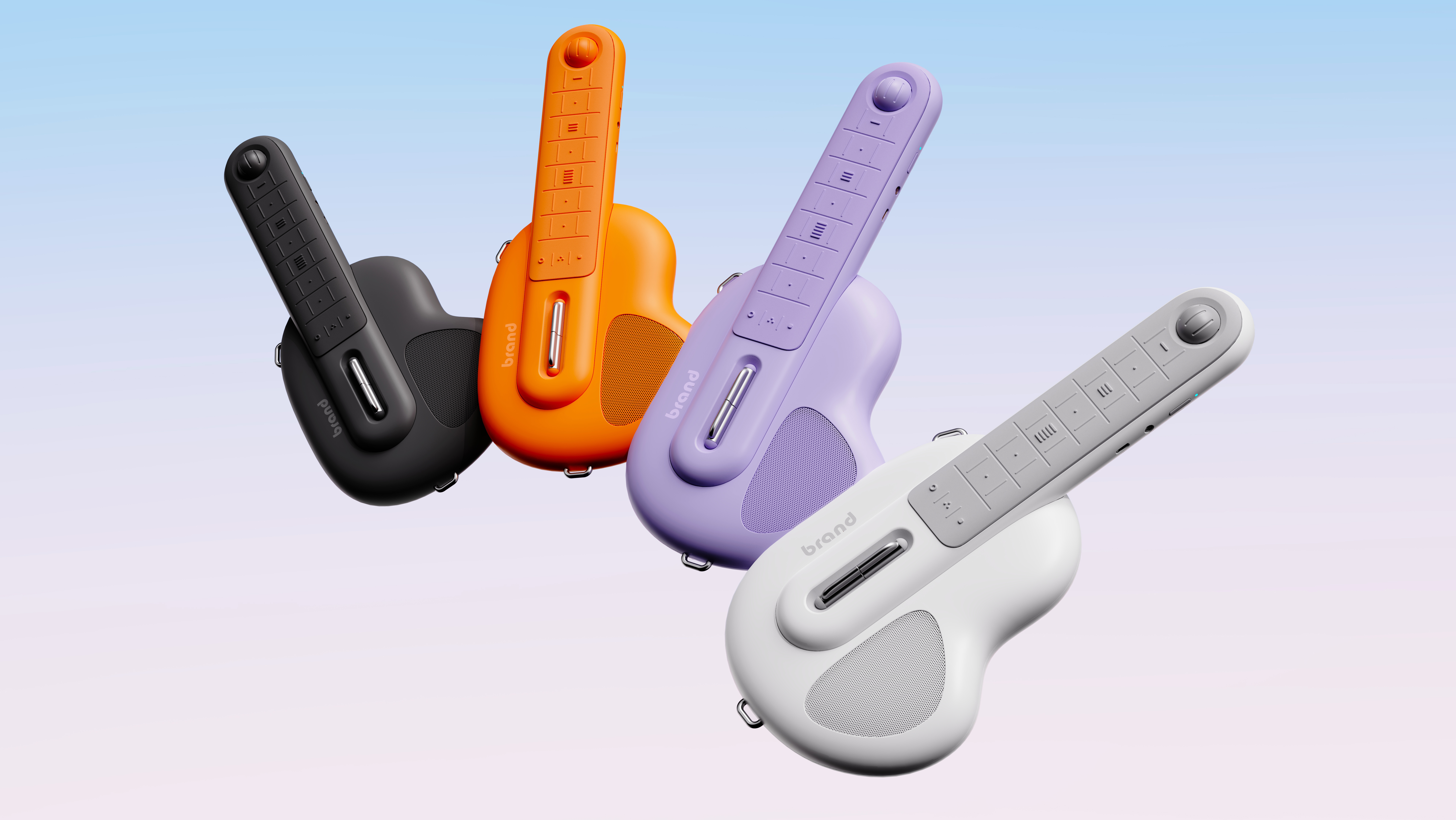 SUNIM Sunrise Impression Design，industrial design，product design，Appearance design，No string guitar，guitar，