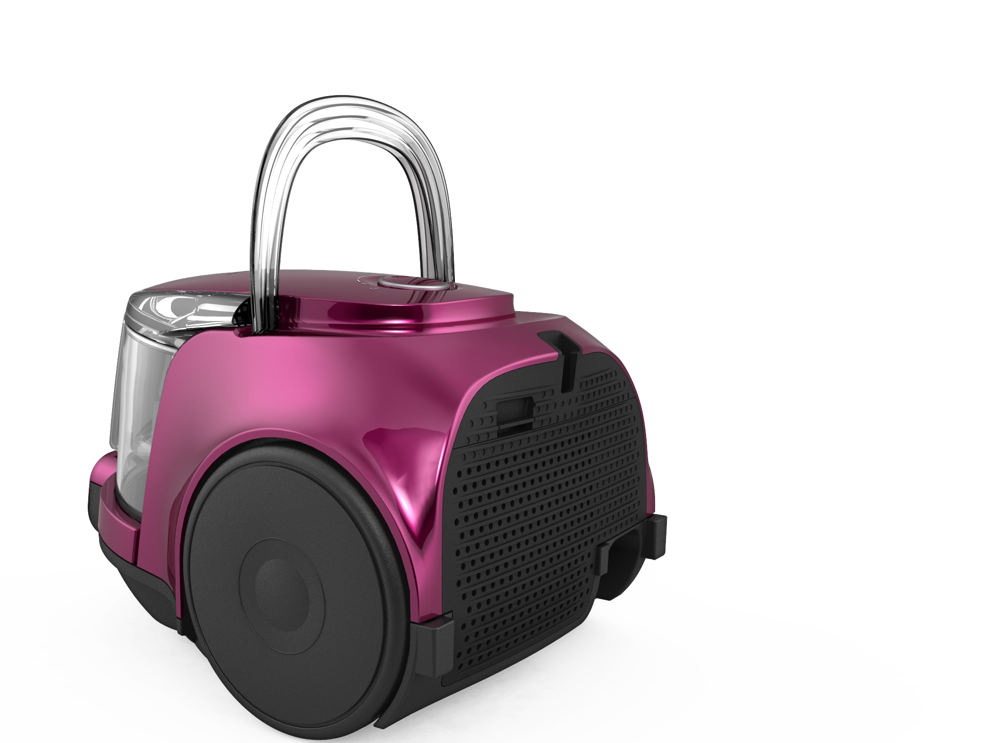 Model rendering，Transparent material，Tank vacuum cleaner，Samsung，