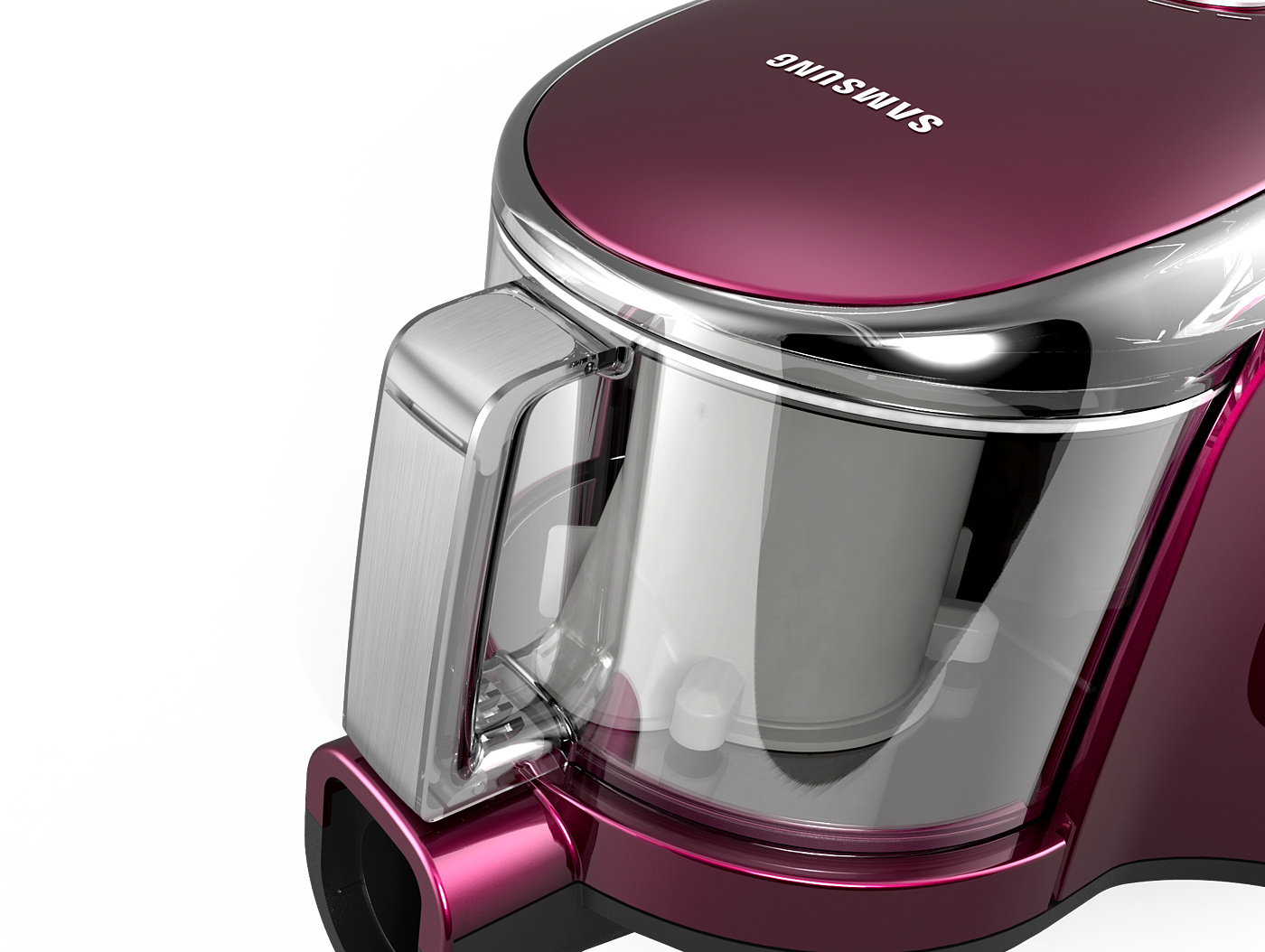 Model rendering，Transparent material，Tank vacuum cleaner，Samsung，