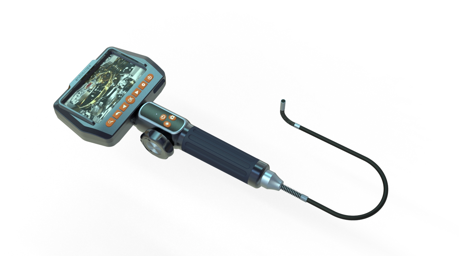 Endoscope design，Industrial endoscope，industrial design，product design，Appearance design，Product structure design，Industrial equipment design，Industrial instrument design，