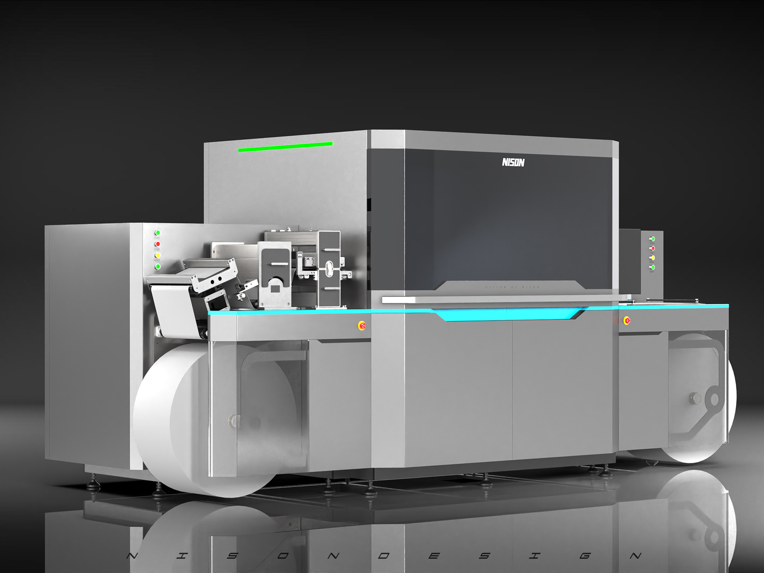 Appearance design，industrial design，product design，Labeling machine，