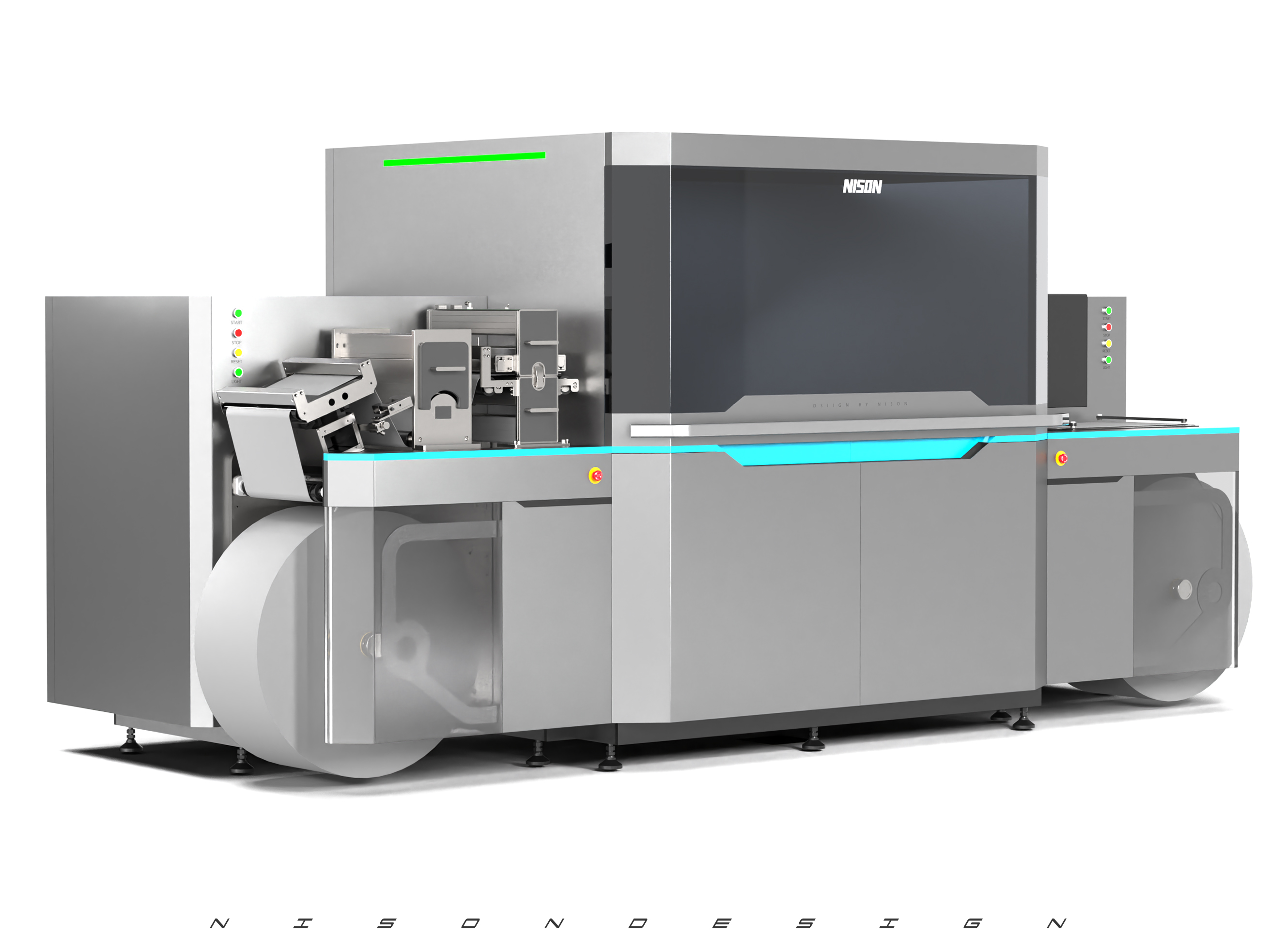 Appearance design，industrial design，product design，Labeling machine，