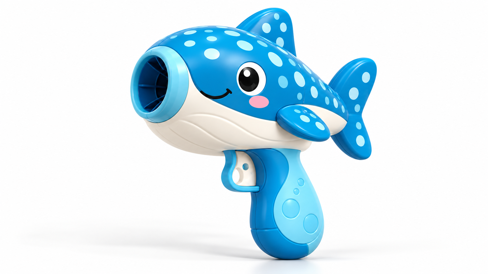 industrial design，product design，Toy design，Children's Toys，Bubble Gun，Bionics Design ，Whale shark，Product rendering，