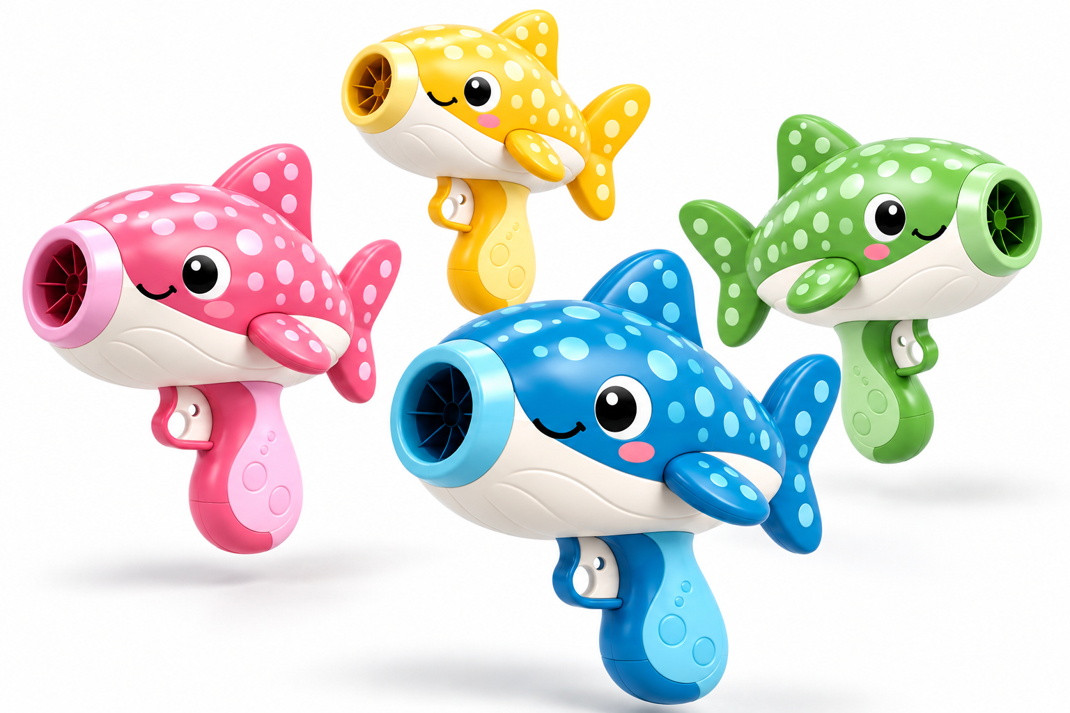 industrial design，product design，Toy design，Children's Toys，Bubble Gun，Bionics Design ，Whale shark，Product rendering，