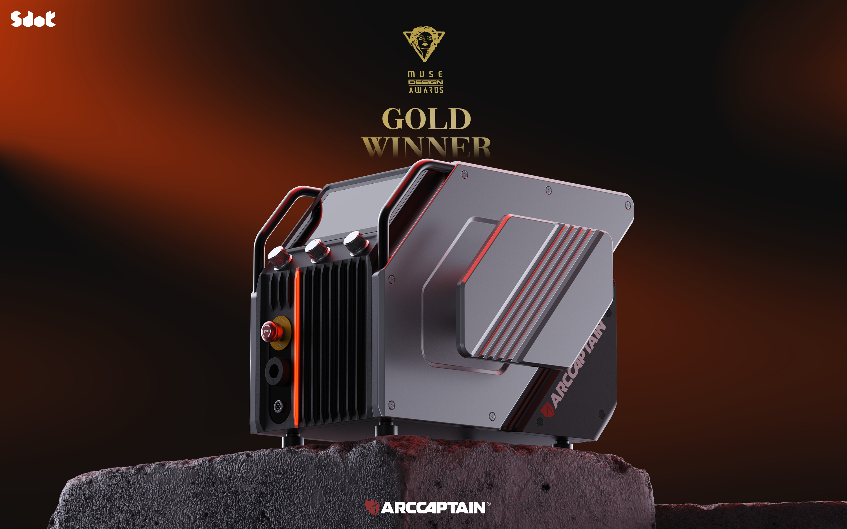 industrial design，product design，Electric welding machine，Muse Award，Appearance design，