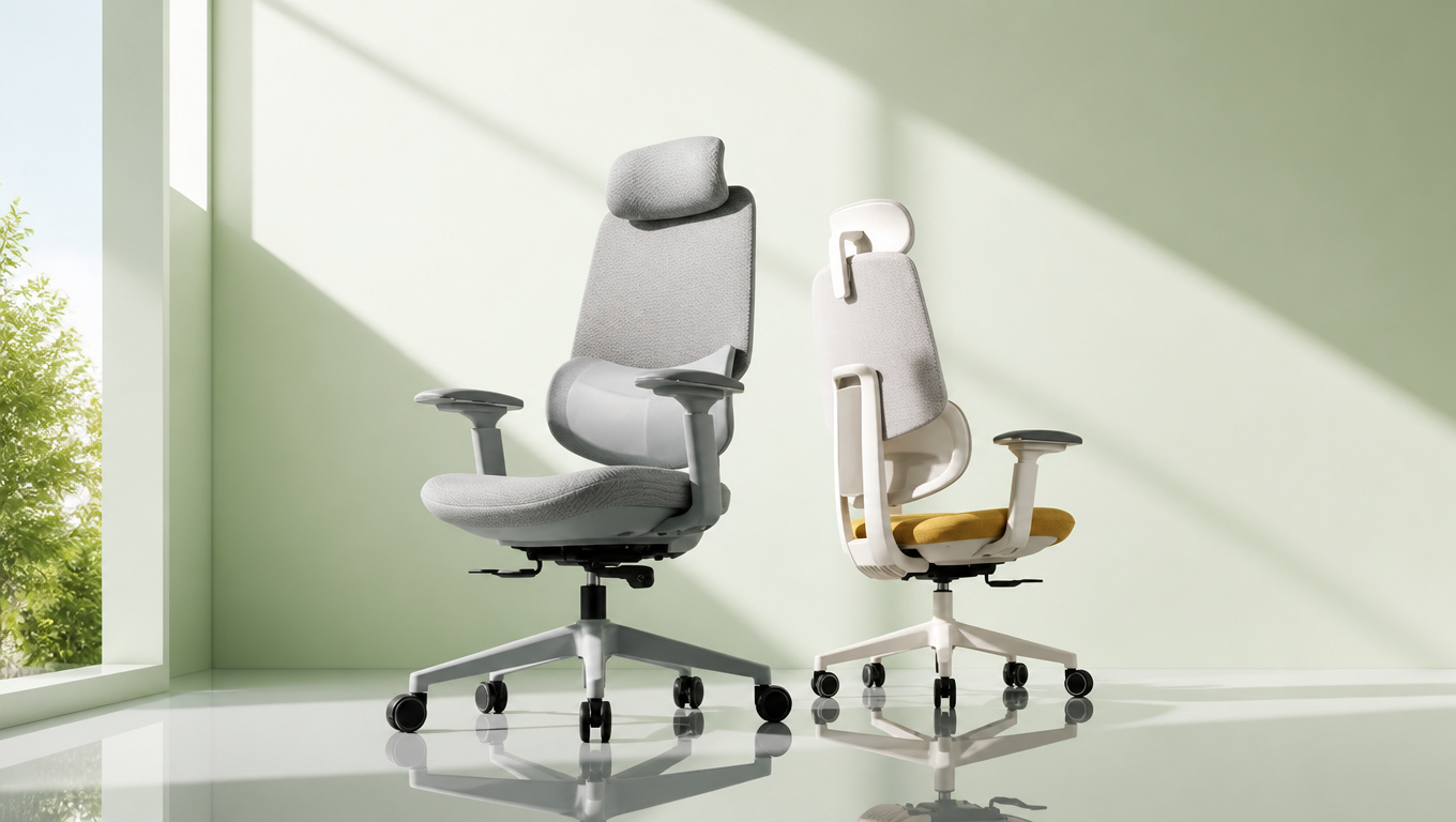 Industrial design, product design, ergonomic chair, office chair,，
