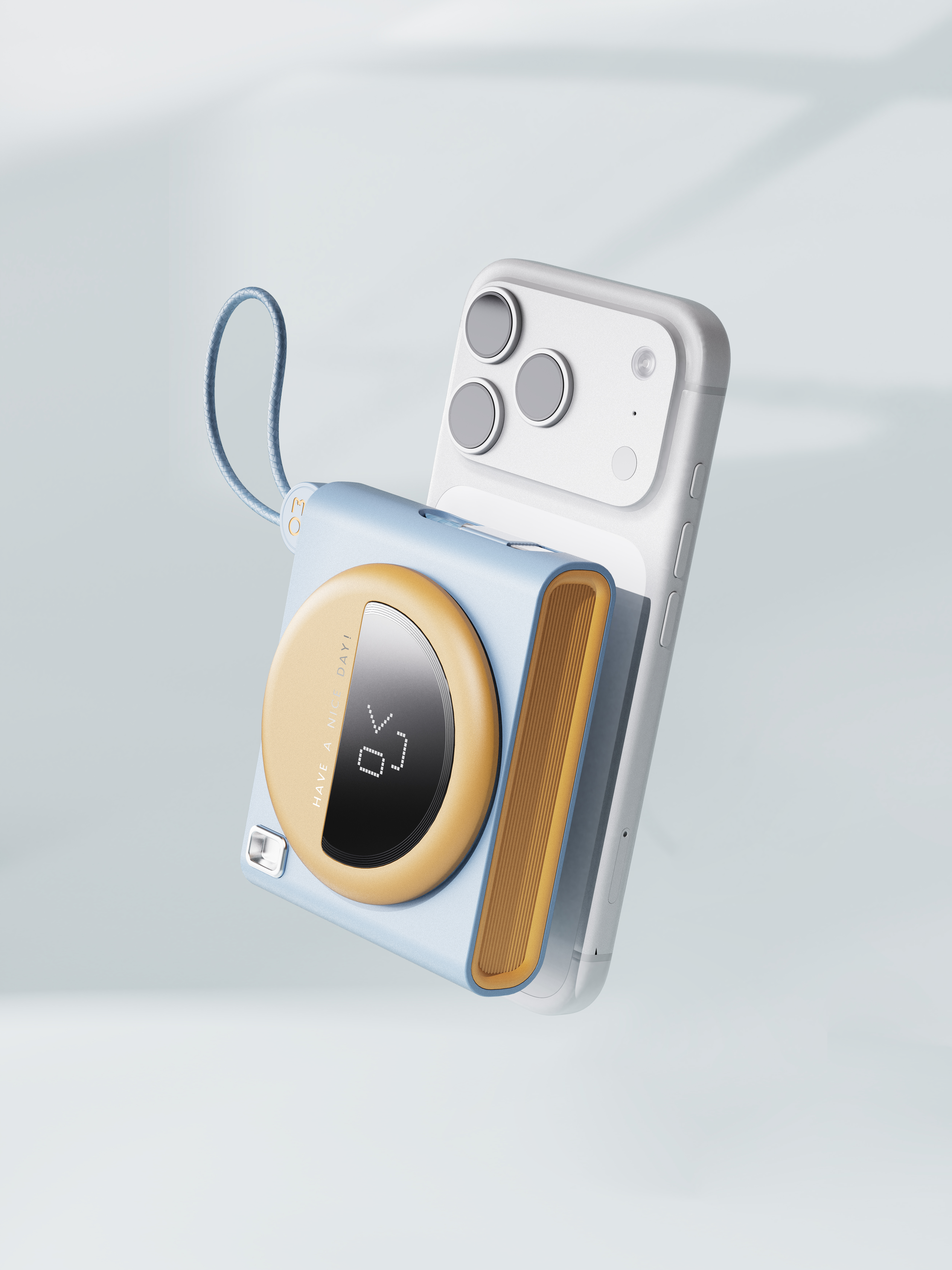 portable battery，Retro，delicate，dopamine，Creative Digital，camera，Magnetic charging treasure，3c，