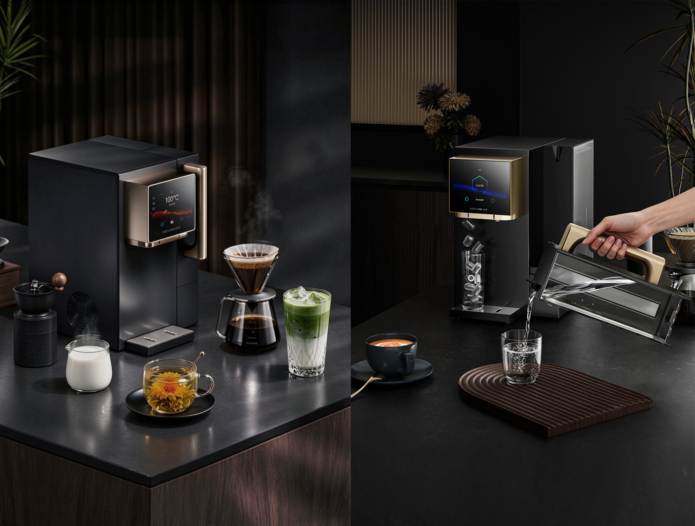 # Looking for clean drinking machine S1，# Desktop drinking machine，# Ice Water Dispenser，#Industrial Design，