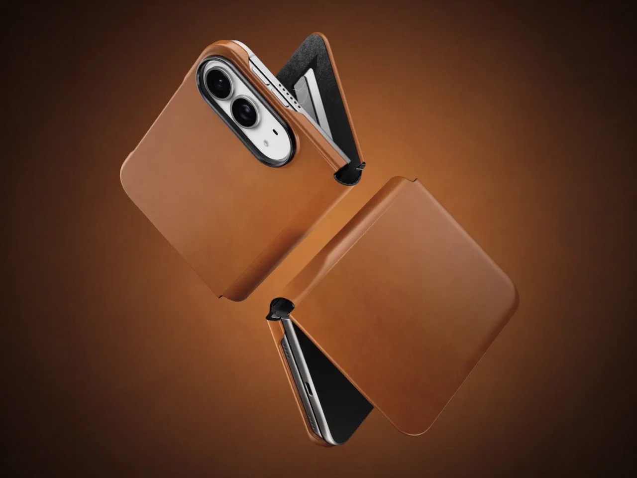 Horween leather，Clip Design，All-inclusive folio，