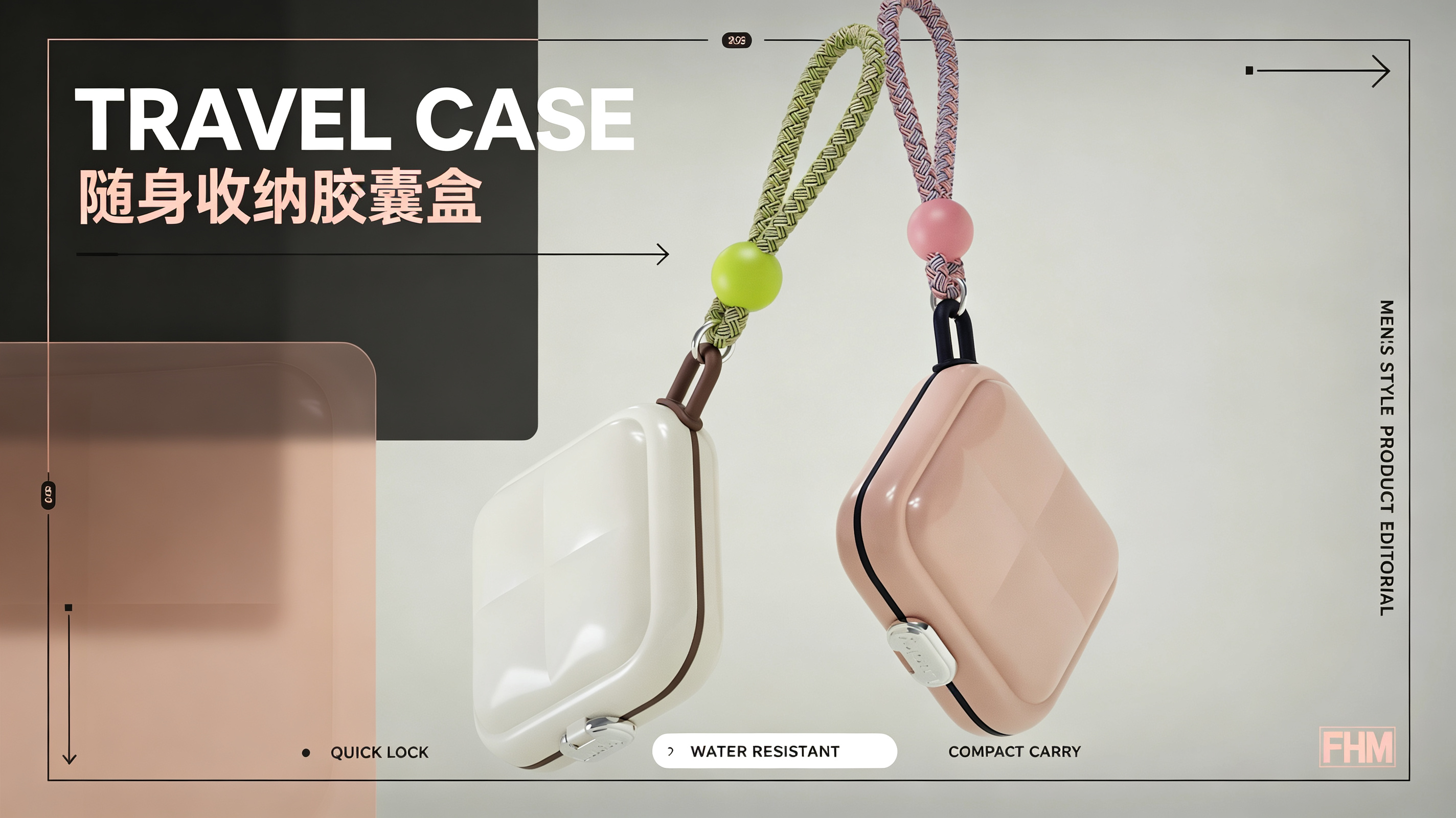 Medicine box，Portable，travel，