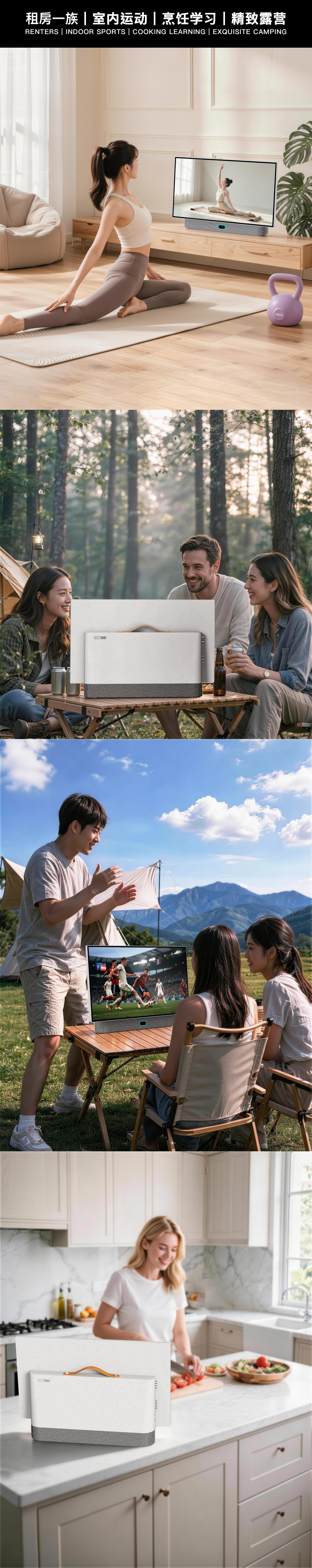tv，Television，Portable TV，monitor，Integrated machine，Outdoor products，