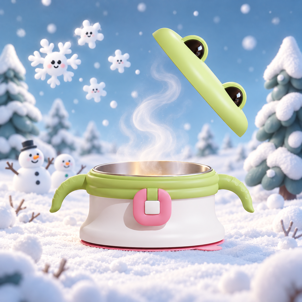 Children's heat preservation bowl，