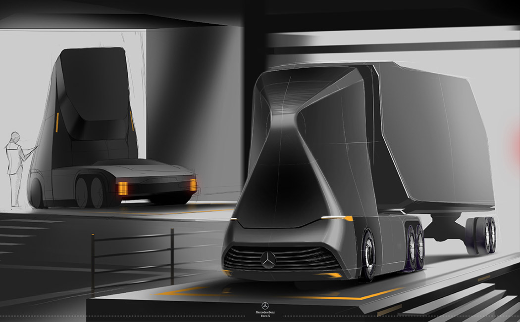 Euro-X，Muyeon Cho，Electric，truck，Benz，