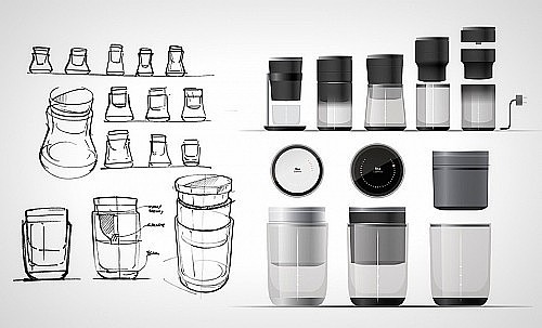 industrial design，Portable，intelligence，coffee cup，household electrical appliances，