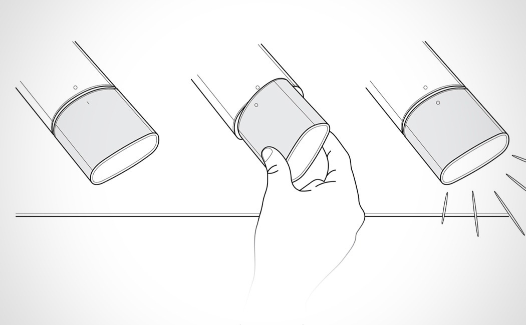 Chewing gum，household electrical appliances，sketch，silver，rotate，Flashlight，