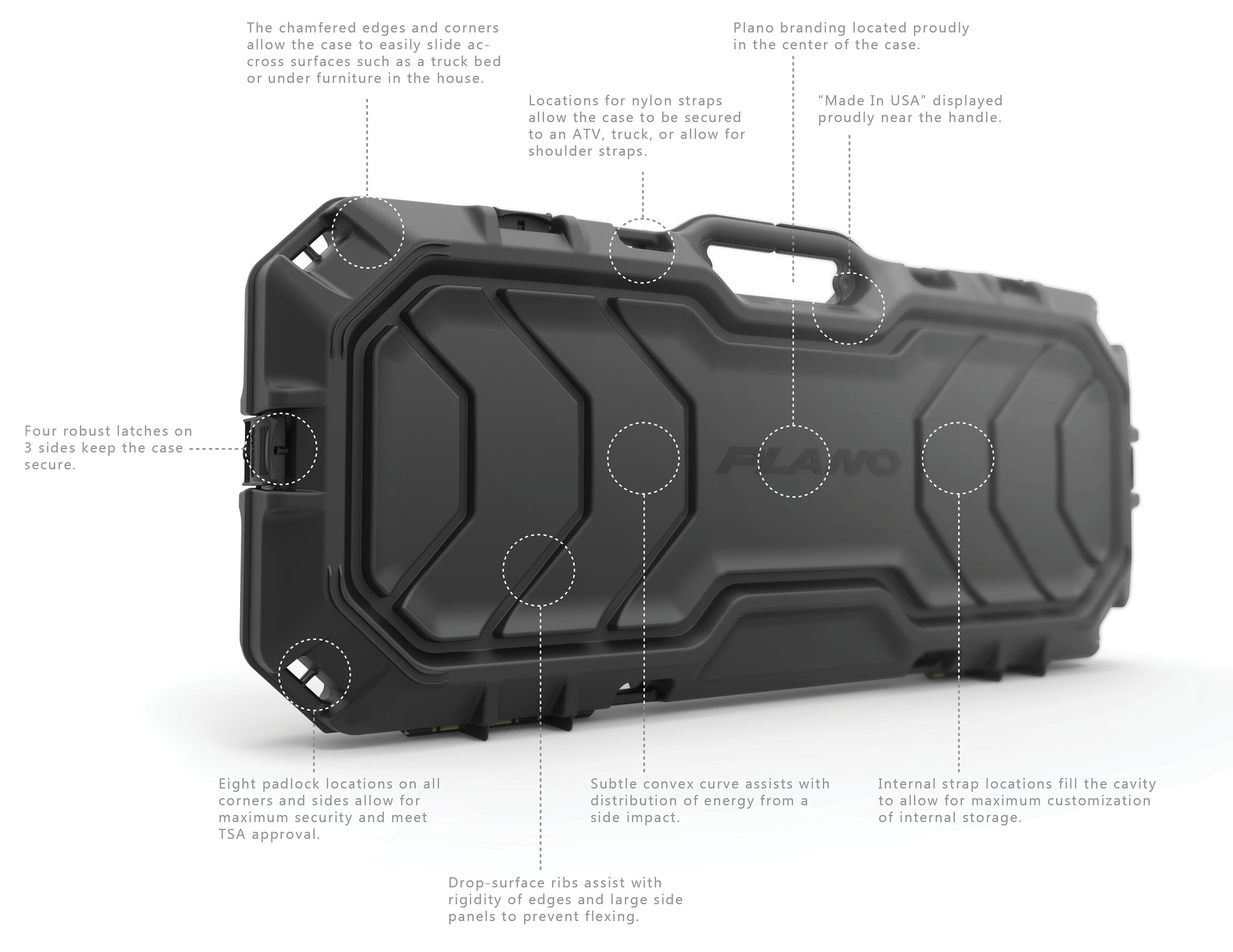 Brand design，Special box for guns，Plano，