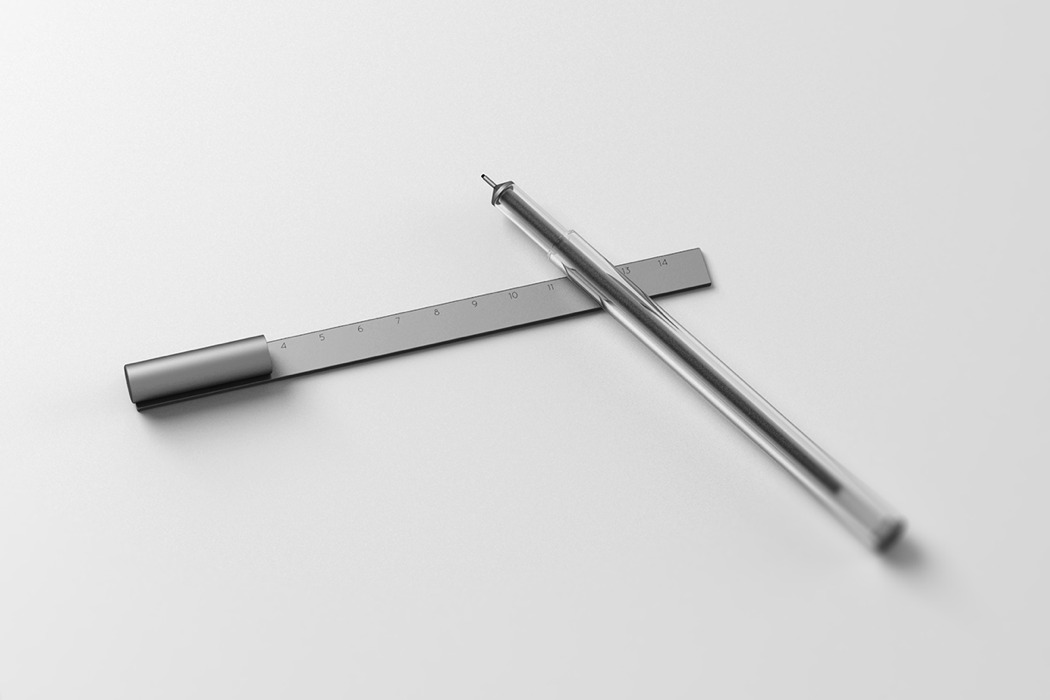 Platform 150，silver，ruler，pen，Stationery，