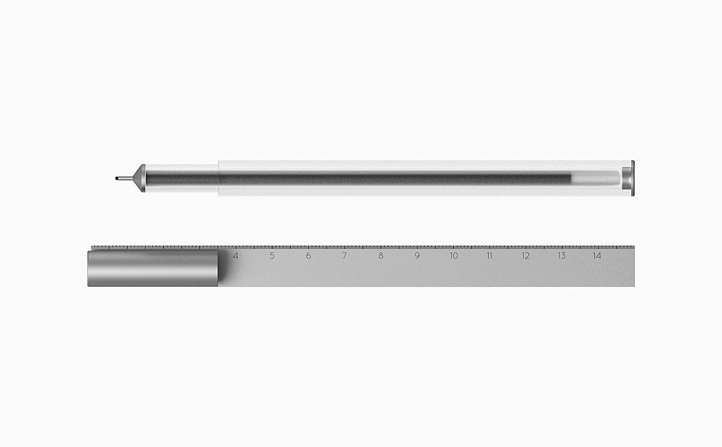 Platform 150，silver，ruler，pen，Stationery，