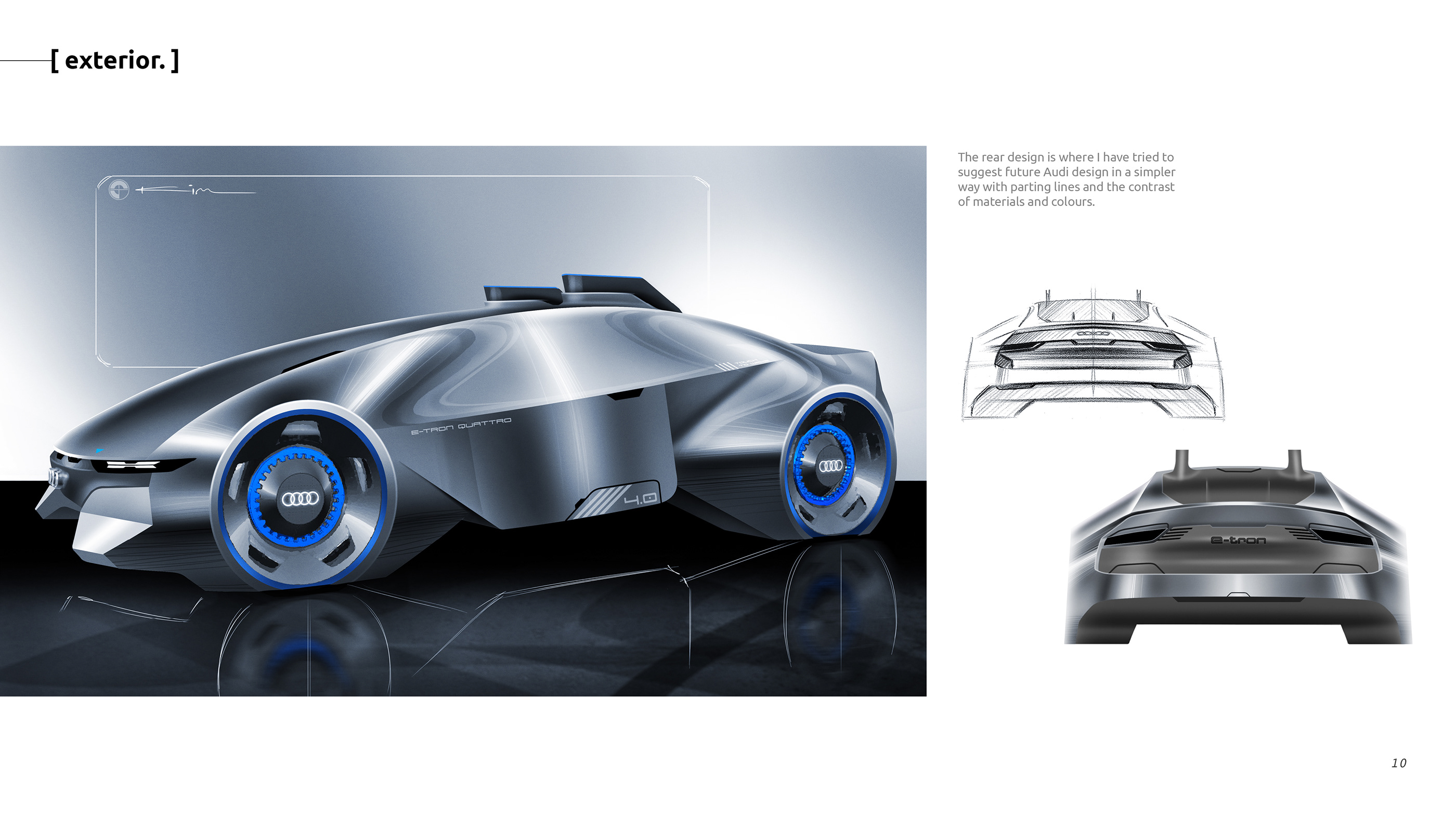 Design process，Concept car design，audi，