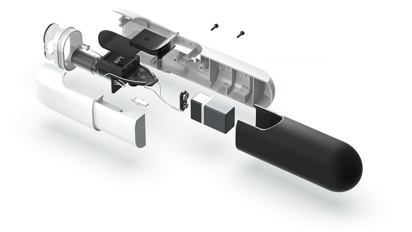 Volvo IR，black，outdoor，thermometer，volvo，Volvo，