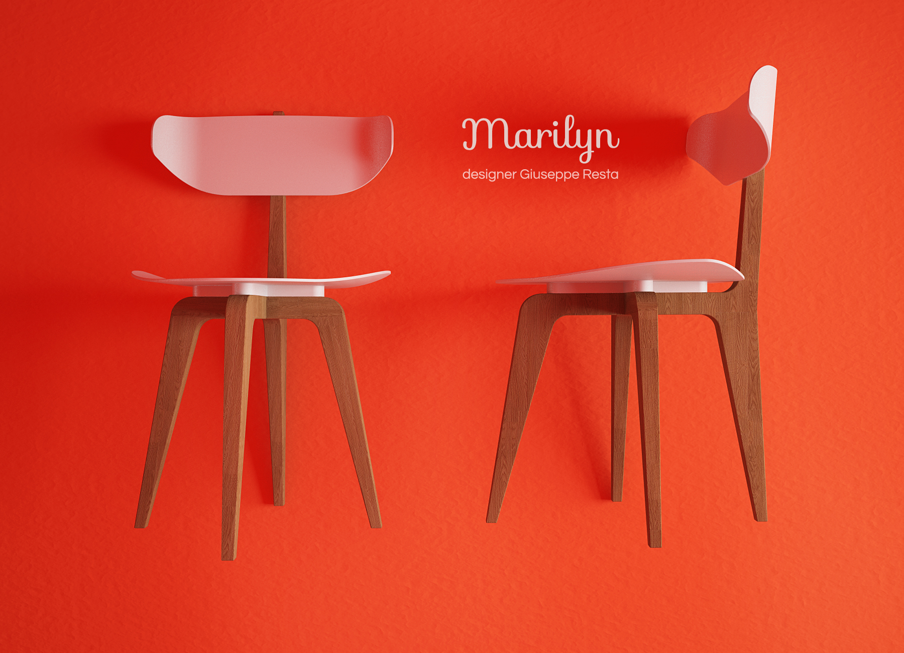 Marilyn，Chair design，product design，