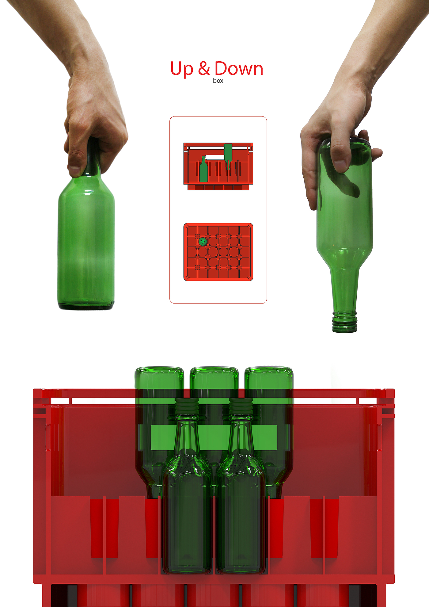 Up & Down，carry，Box design，