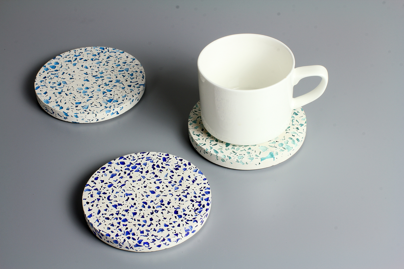 Nordic style，Coaster，Terrazzo，