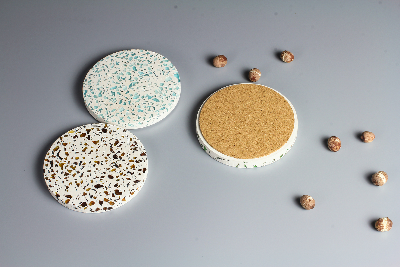 Nordic style，Coaster，Terrazzo，