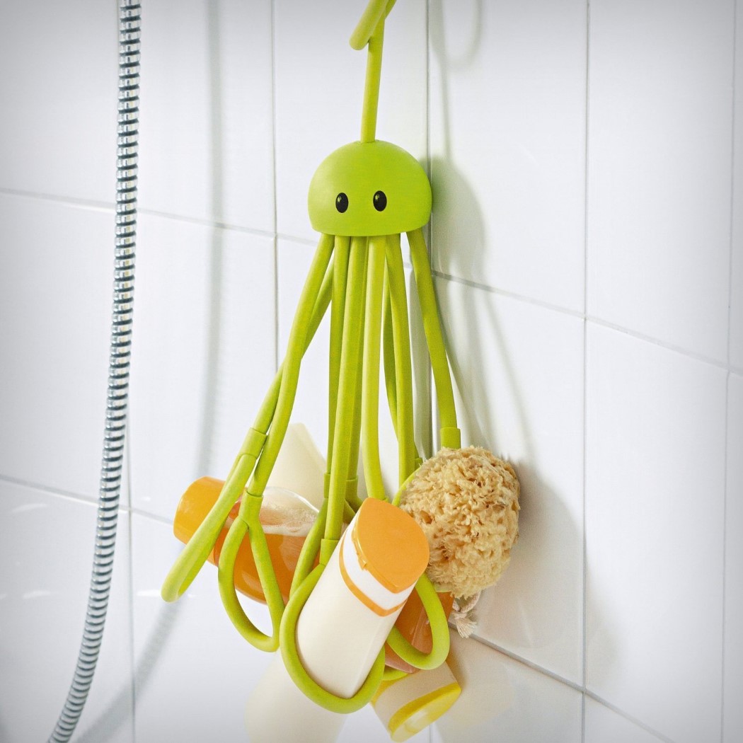 blue，Shelf，Shower Room，Tentacle，octopus，