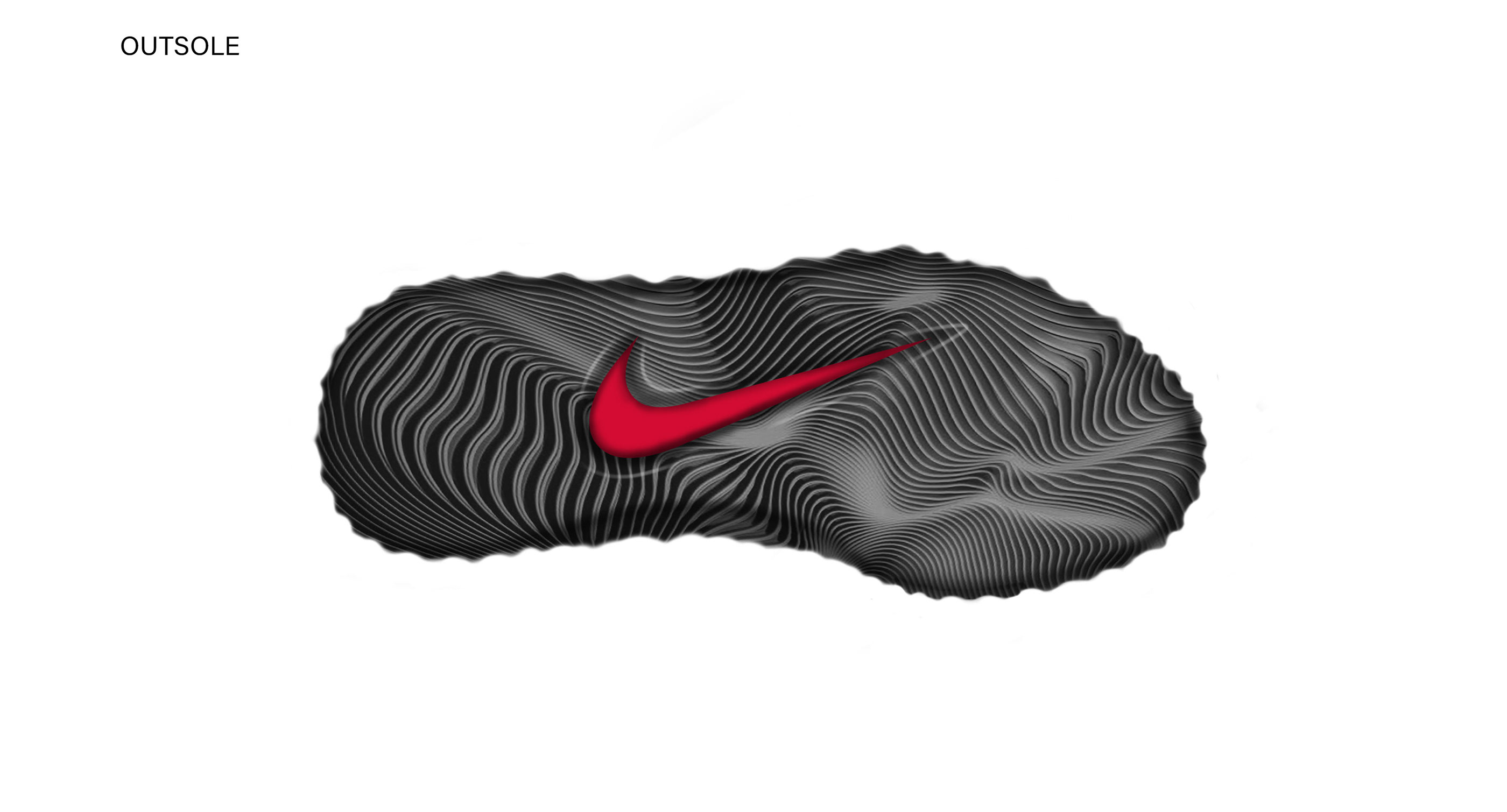 nike，Running shoe design，Hand drawn sketch，
