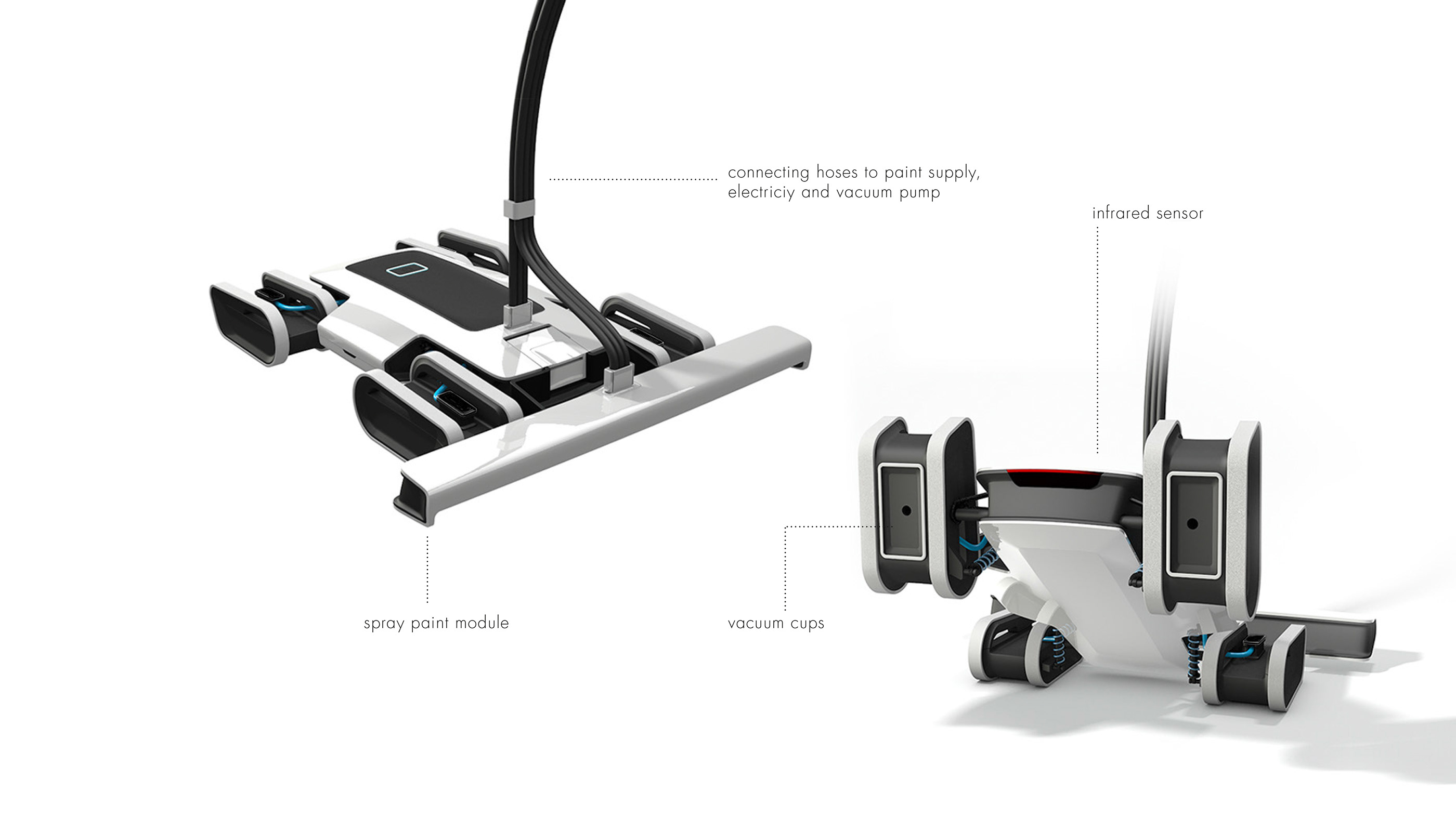 intelligent robot，Building construction，conceptual design，