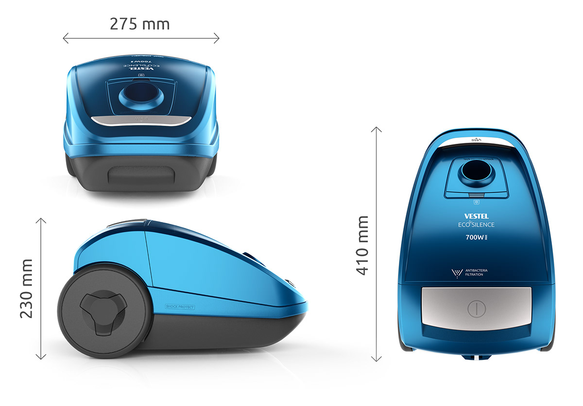 product design，Household Electric Appliances，Vacuum cleaner，Eco Silence，