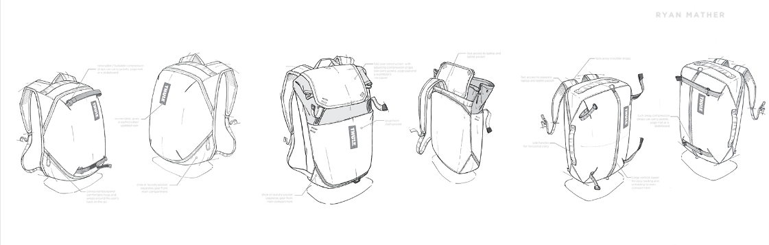 product design，Swedish Tuole，knapsack，Tulvia，