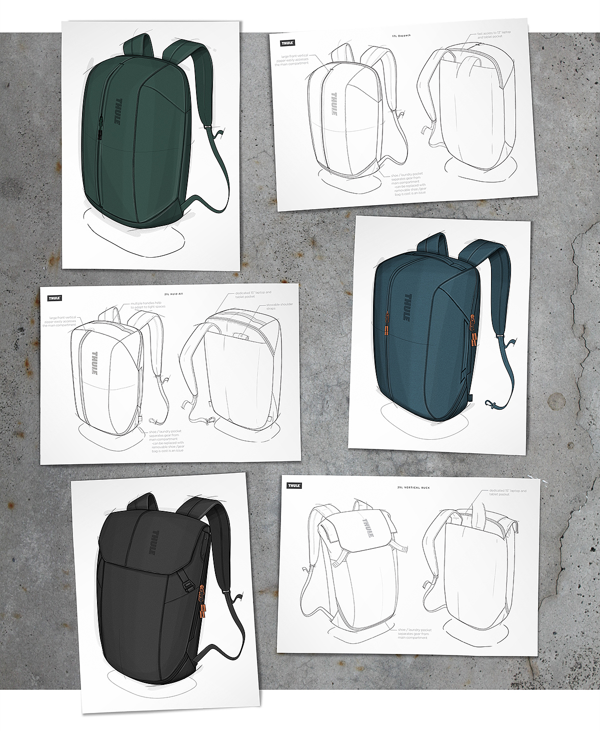 产品设计，瑞典拓乐，背包，Thule Vea，