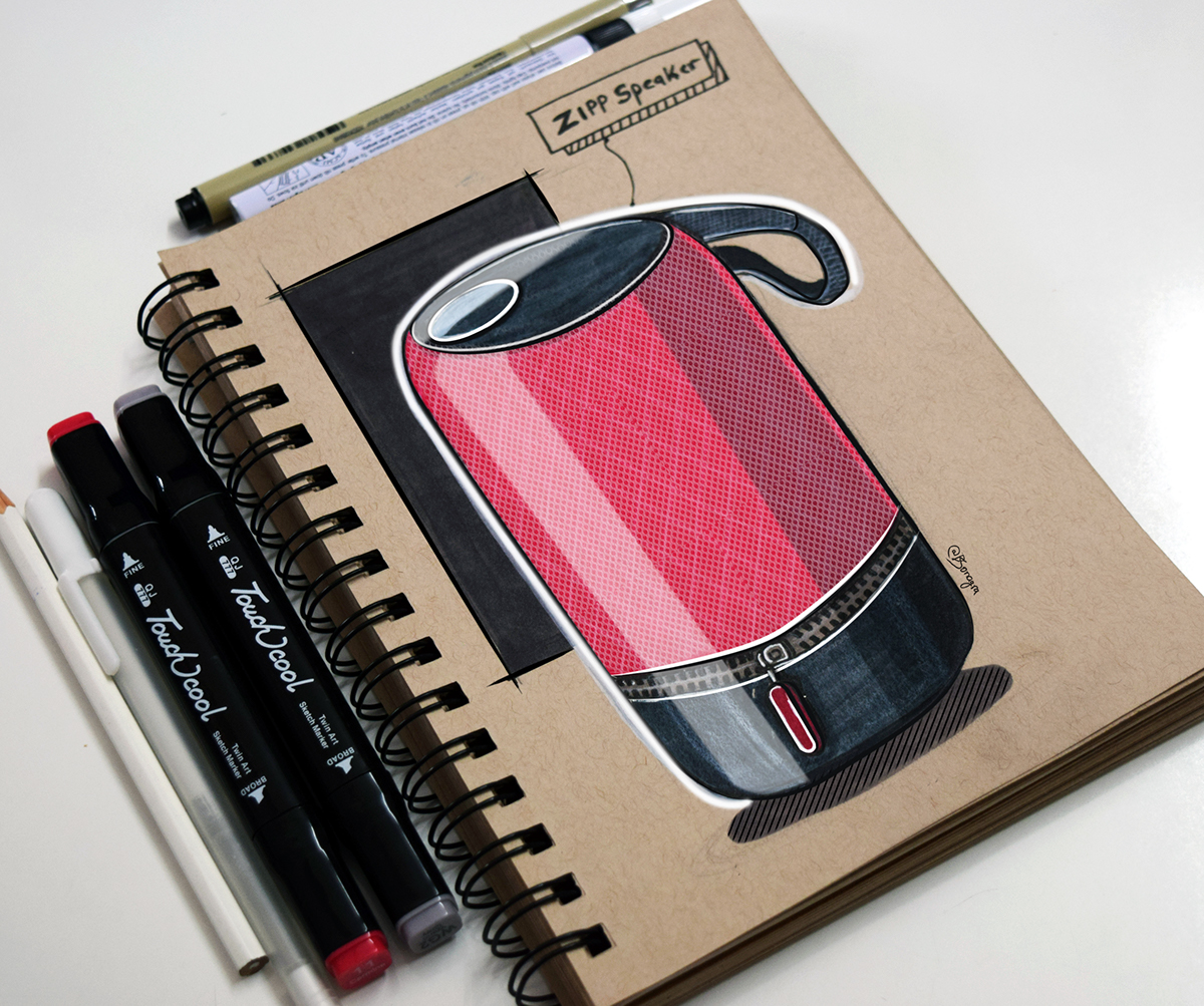 industrial design，product design，Sketch，Industrial hand drawing，