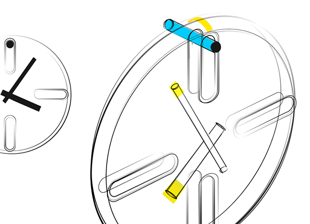 industrial design，product design，Wall clock，PEG，