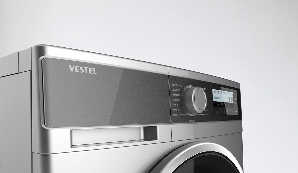 Button design，Operation interface，Washing machine，Vest，