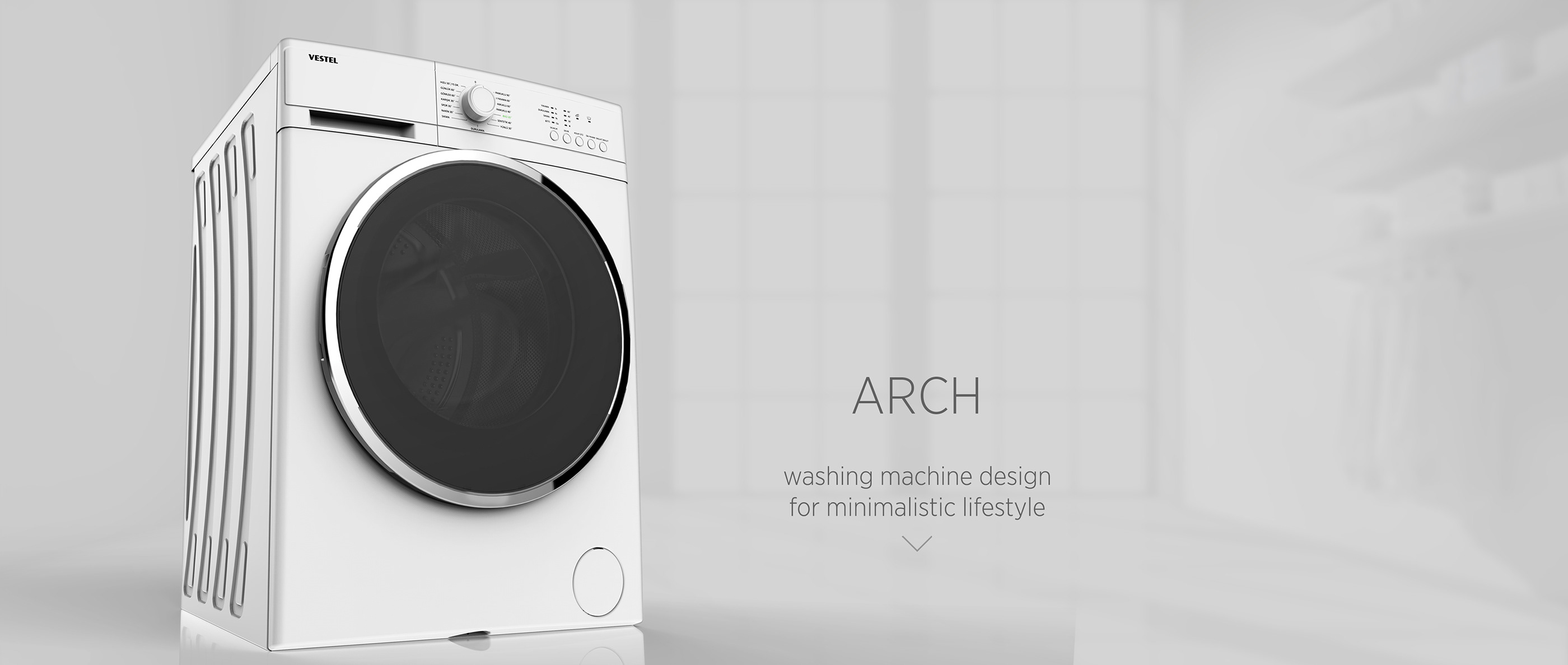 Button design，Operation interface，Washing machine，Vest，