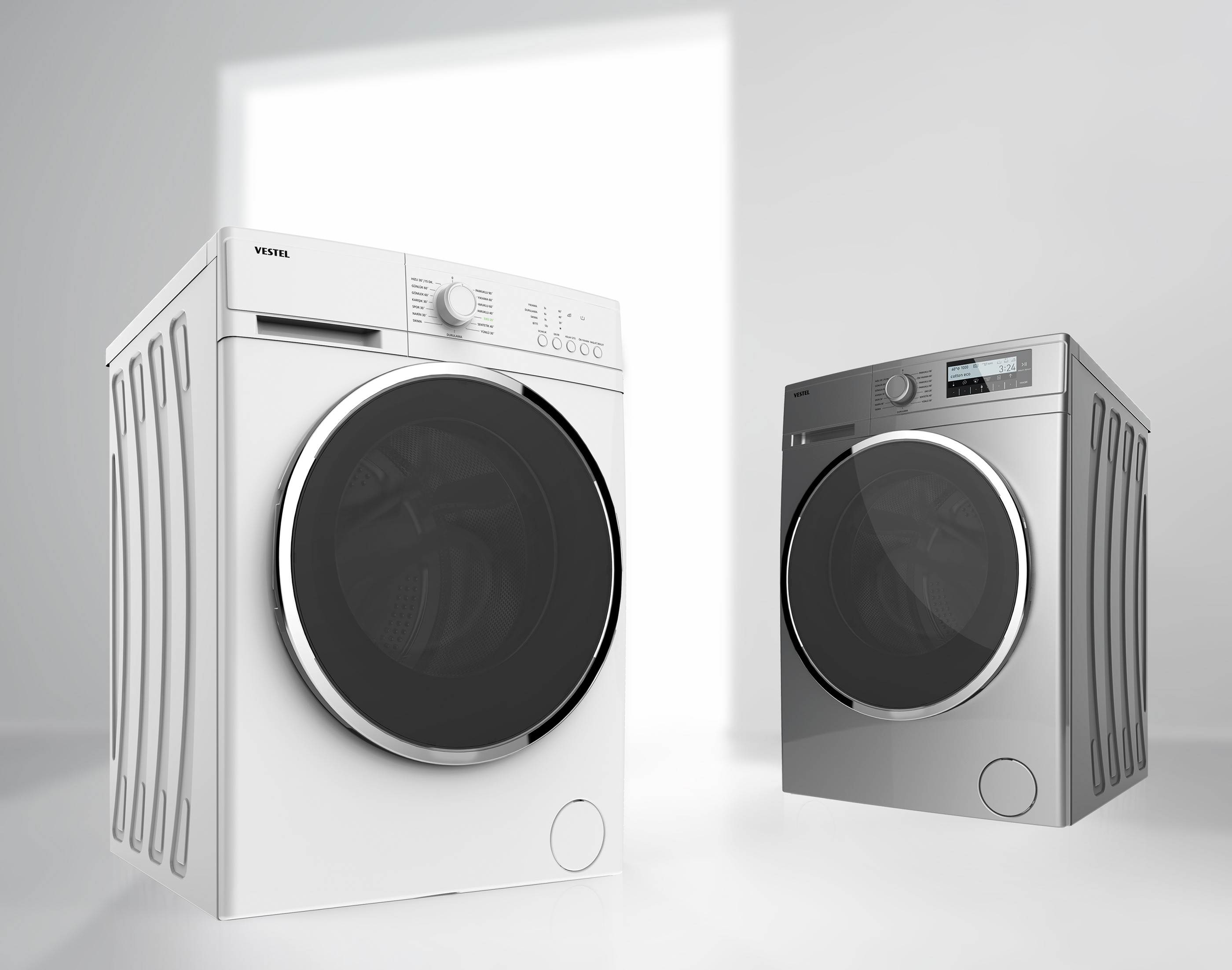 Button design，Operation interface，Washing machine，Vest，